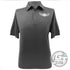 Discmania Wings Logo Digi-Heather Short Sleeve Performance Disc Golf Polo Shirt