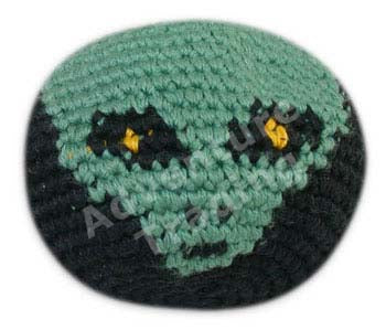 Guatemalan Crochet Footbag - Alien