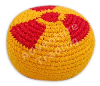 Guatemalan Crochet Footbag - Radioactive