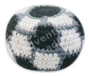 Guatemalan Crochet Footbag - Soccer Ball - Colors & Designs Will Vary
