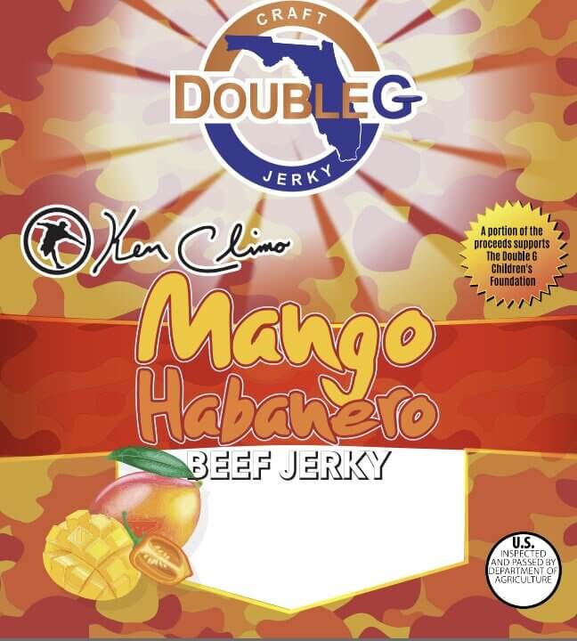 Double G Craft Beef Jerky - Ken Climo Mango Habanero