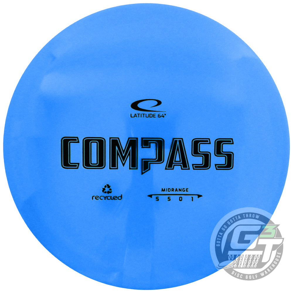 Latitude 64 Reprocessed Gold Compass Midrange Golf Disc