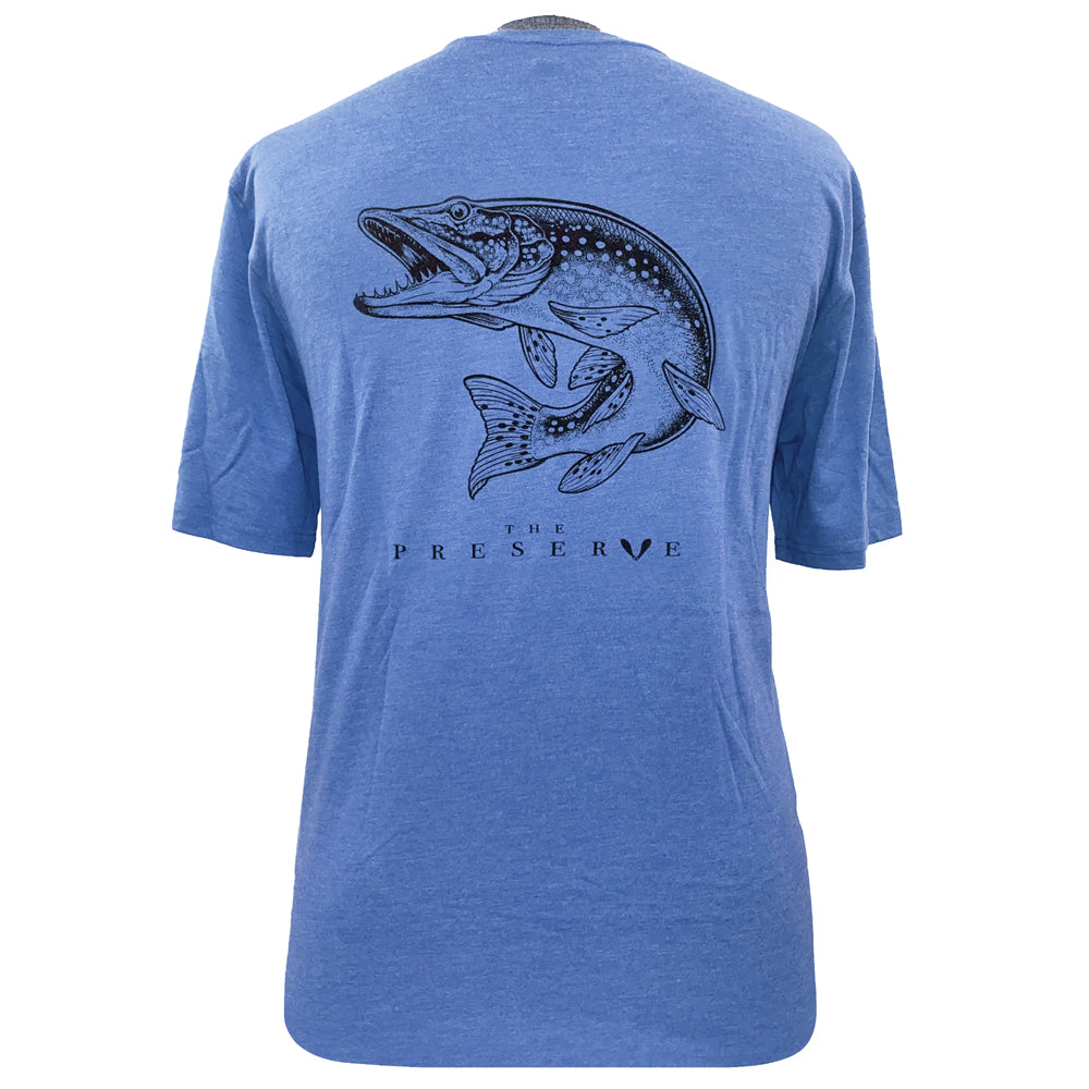 Minnesota Preserve Muskie Short Sleeve Disc Golf T-Shirt