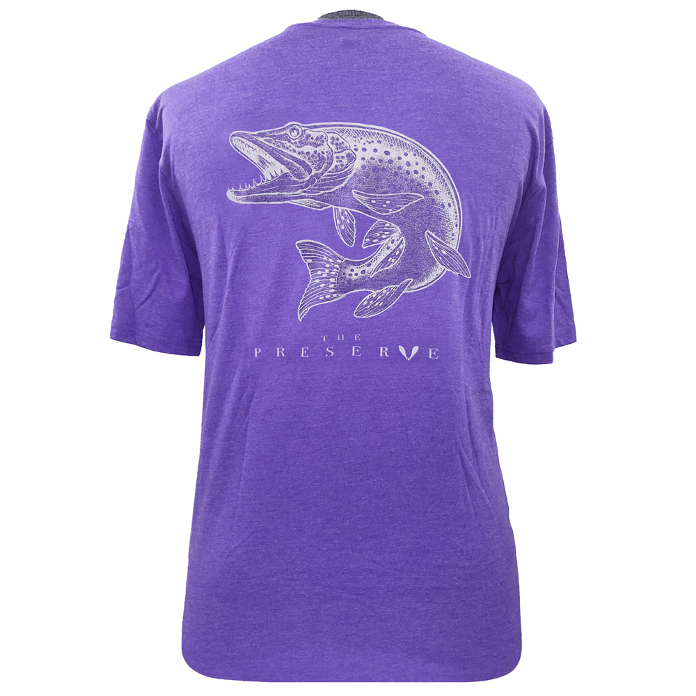 Minnesota Preserve Muskie Short Sleeve Disc Golf T-Shirt