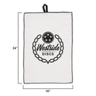 Westside Discs Logo Microfiber Waffle Weave Disc Golf Towel