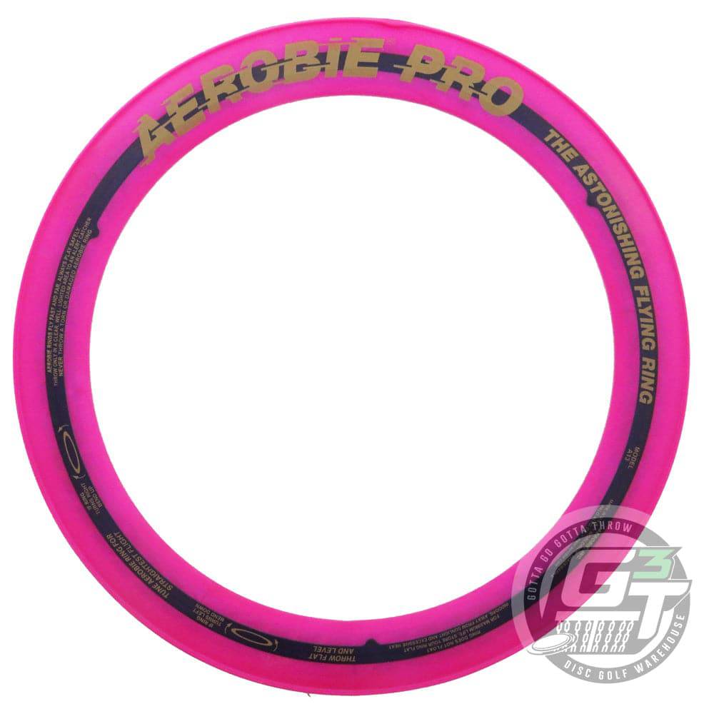 Aerobie Ultimate Pink Aerobie Pro Ring 13" Flying Ring Catch Disc