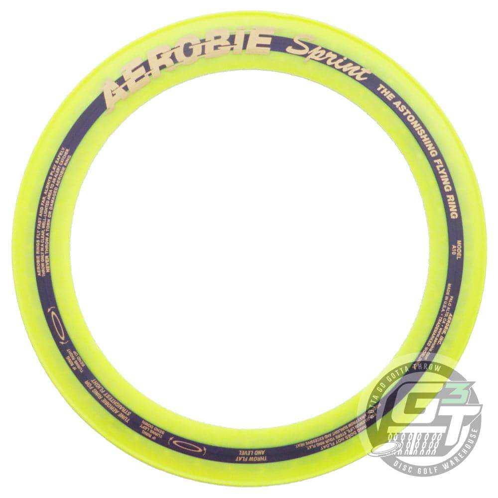 Aerobie Ultimate Yellow Aerobie Sprint Ring 10" Flying Ring Catch Disc