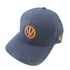 Airborn Apparel S / M / Navy Blue Airborn Disc Golf Target Logo FlexFit Performance Disc Golf Hat