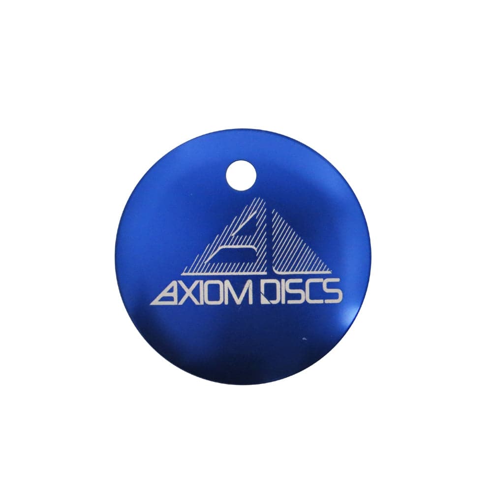 Axiom Discs Accessory Blue Axiom Discs 3.5cm Micro Metal Mini Bag Tag / Key Chain