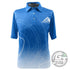 Axiom Discs Apparel M / Blue Axiom Discs Graph Sublimated Short Sleeve Performance Disc Golf Polo Shirt