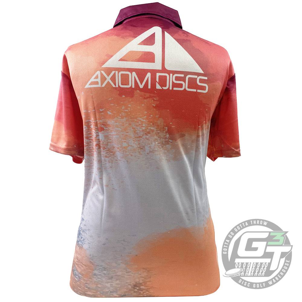 Axiom Discs Apparel Axiom Discs Grit Sublimated Short Sleeve Performance Disc Golf Polo Shirt