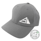 Axiom Discs Apparel S / M / Gray Axiom Discs Icon Logo Hydro Grid Flexfit Performance Disc Golf Hat