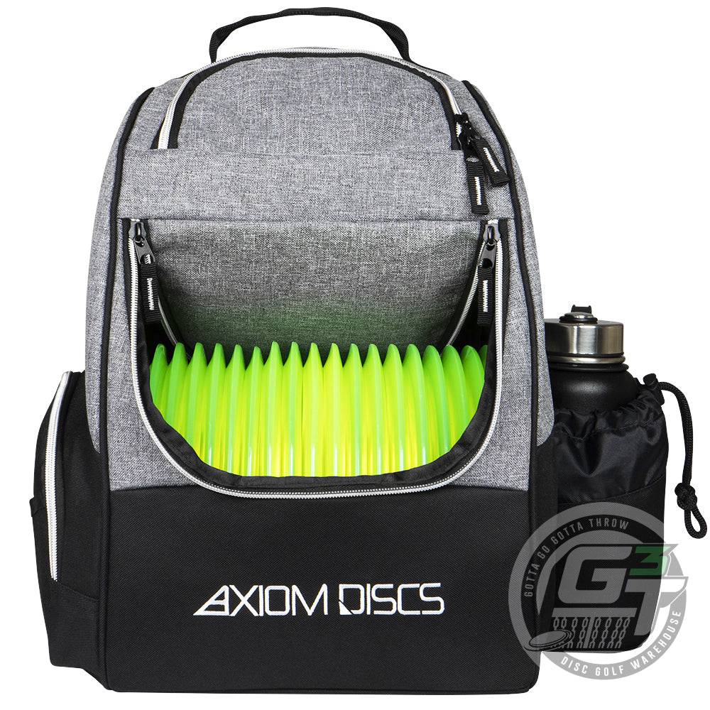 Axiom Discs Bag Heather Gray Axiom Shuttle Backpack Disc Golf Bag