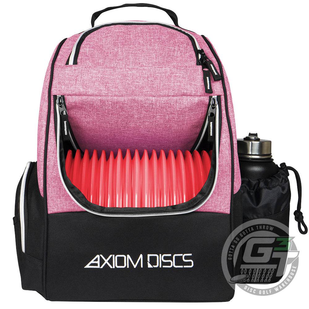 Axiom Discs Bag Heather Red Axiom Shuttle Backpack Disc Golf Bag