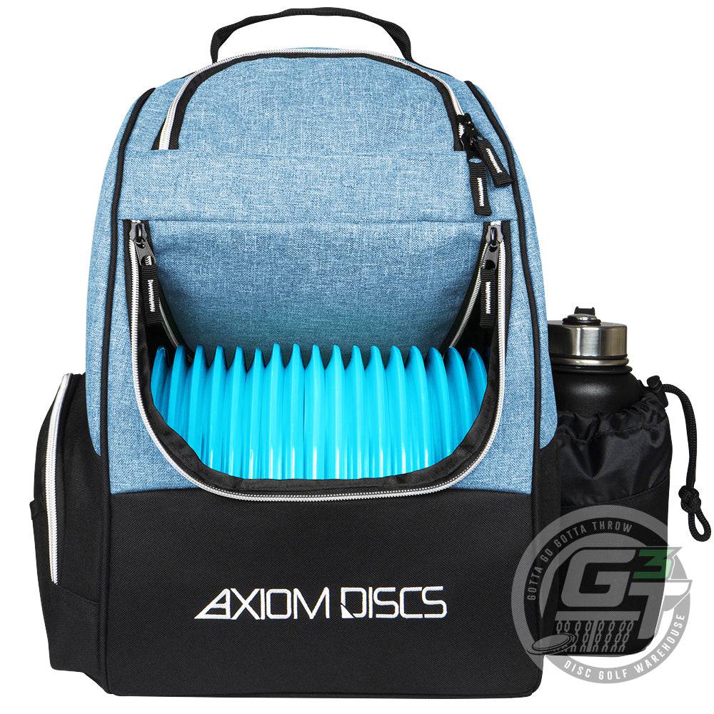 Axiom Discs Bag Heather Teal Axiom Shuttle Backpack Disc Golf Bag