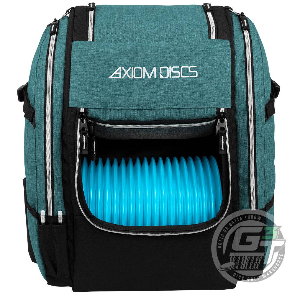 Axiom Discs Bag Heather Teal Axiom Voyager Lite Backpack Disc Golf Bag