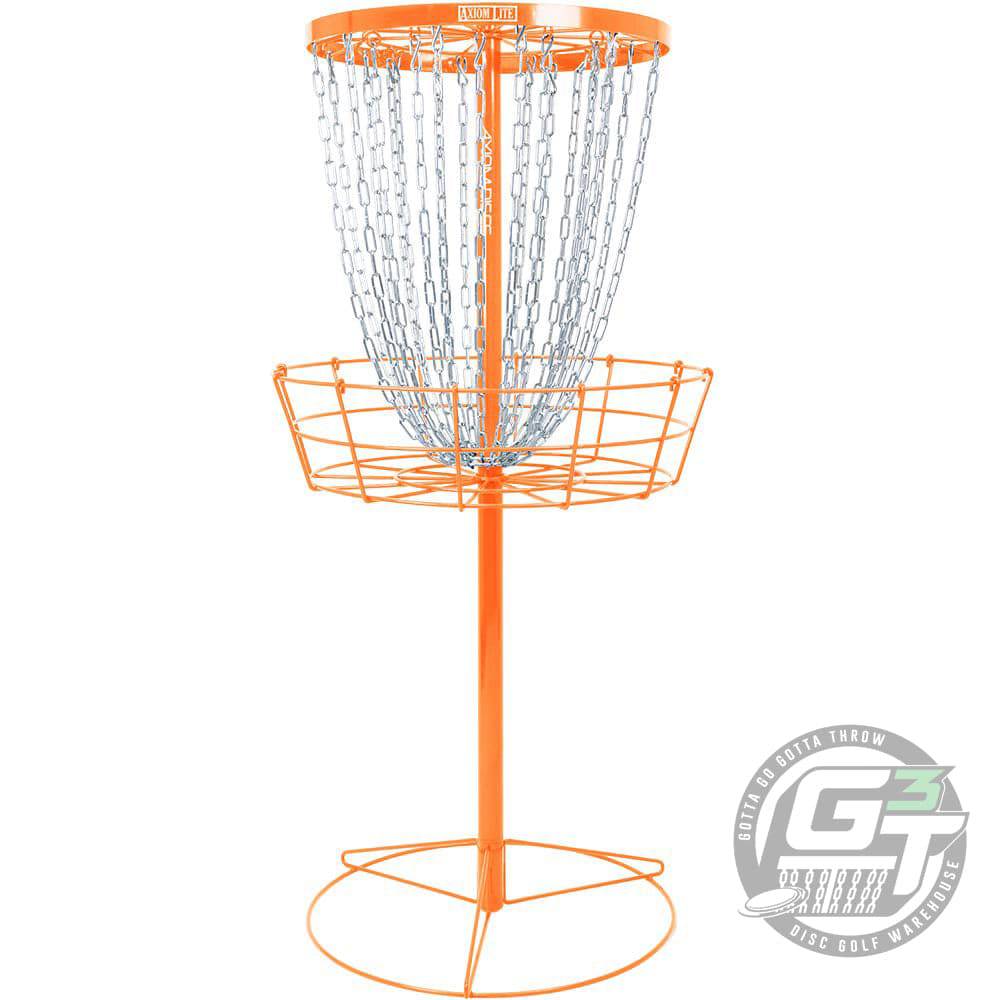 Axiom Discs Basket Orange Axiom Lite 24-Chain Disc Golf Basket