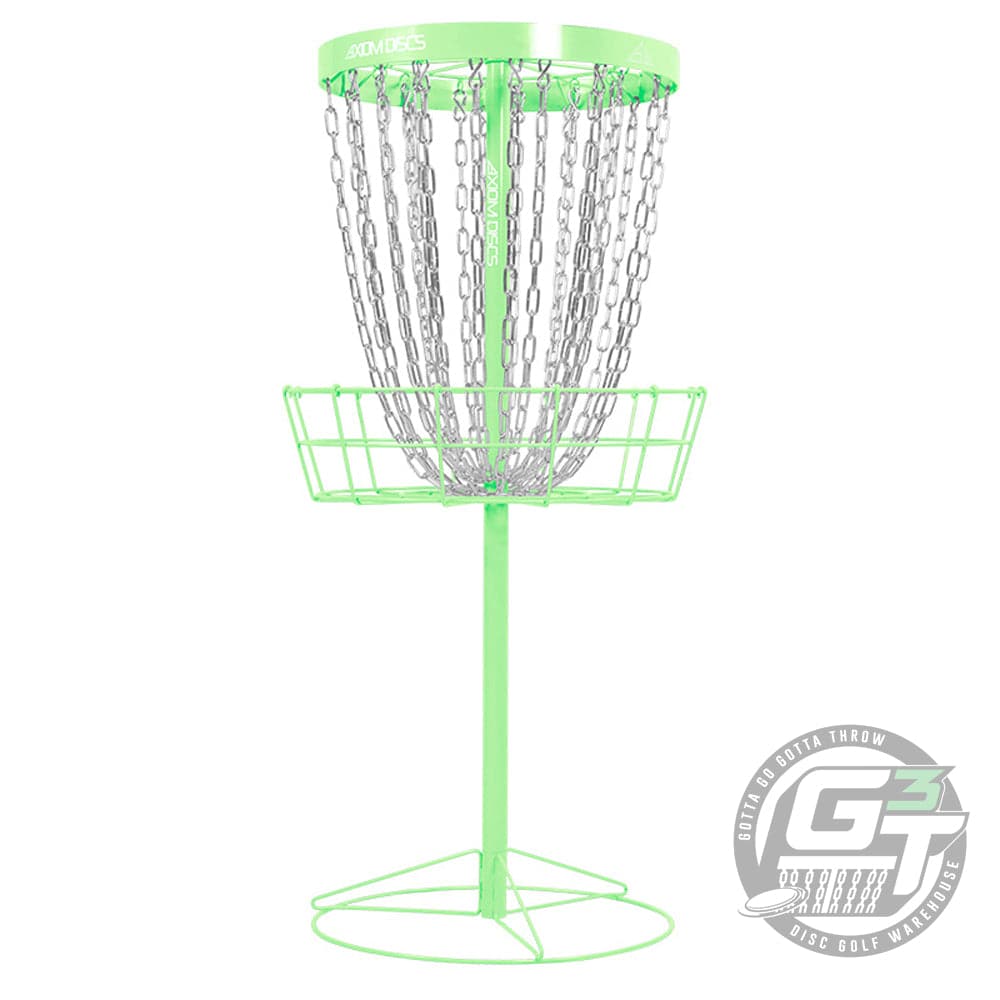 Axiom Discs Basket Green Axiom Pro 24-Chain Disc Golf Basket