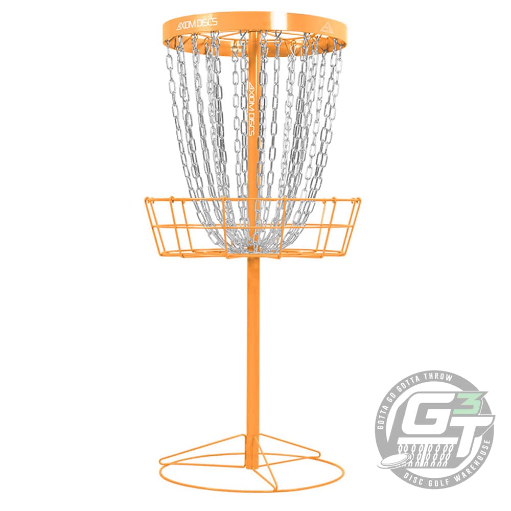 Axiom Discs Basket Orange Axiom Pro 24-Chain Disc Golf Basket