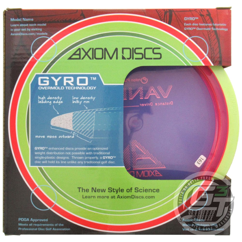 Axiom Discs Golf Disc Axiom 3-Disc Premium Disc Golf Starter Set