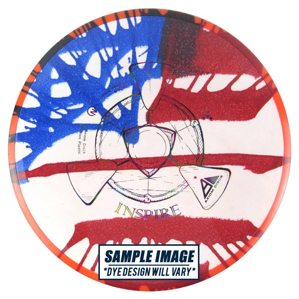 Axiom Discs Golf Disc Axiom Tie-Dye Neutron Inspire Fairway Driver Golf Disc