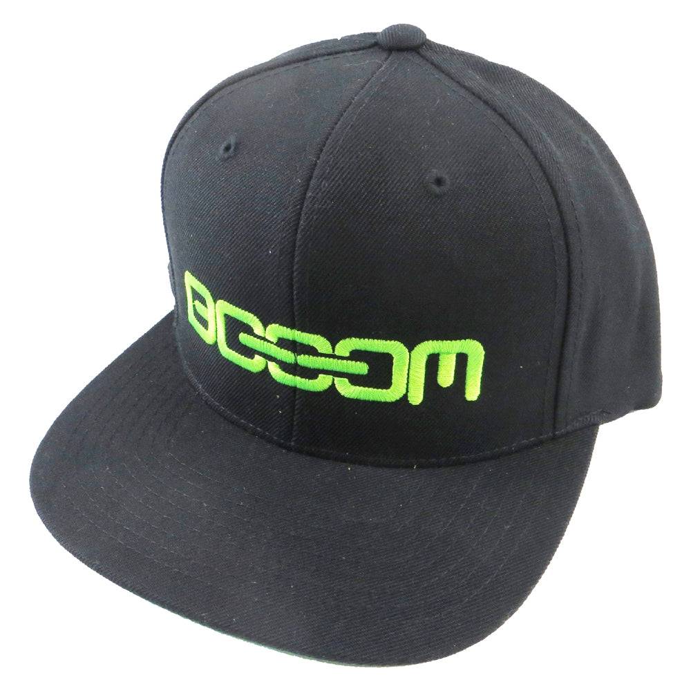 Booom Apparel Black Booom Logo Snapback Disc Golf Hat