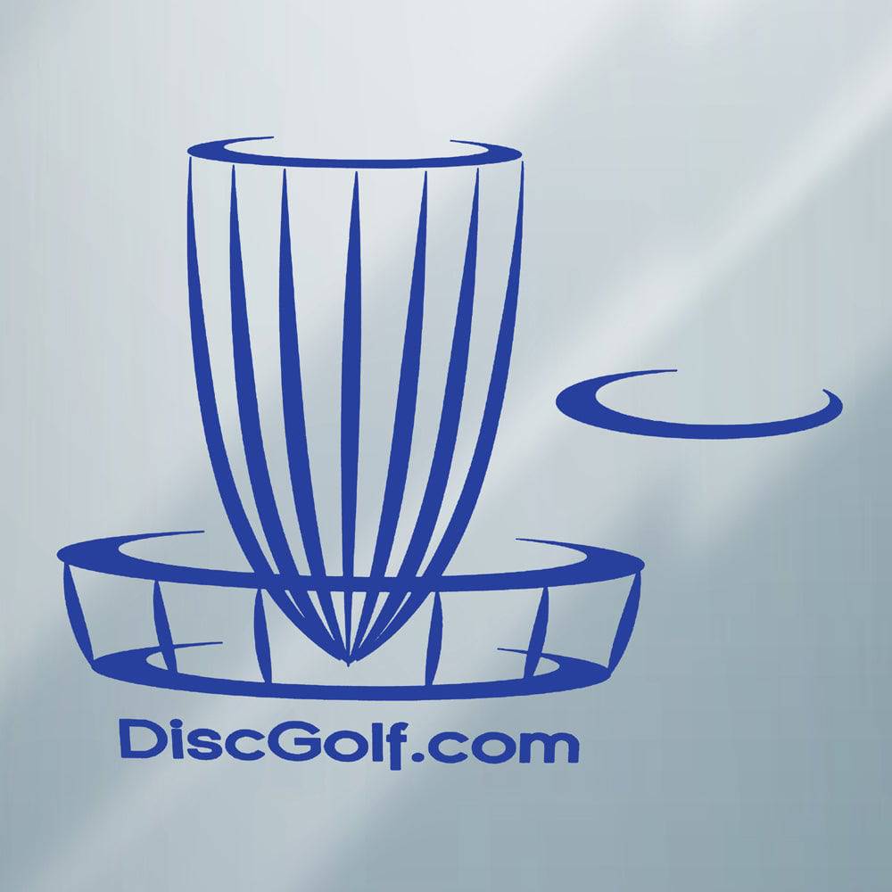 DGA Accessory Small - 7-3/8" x 6-1/2" / Royal Blue DGA Basket Logo Vinyl Decal Sticker