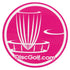 DGA Accessory Pink DGA Circle Basket Logo Sticker