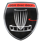 DGA Accessory Red DGA Shield Logo Sticker