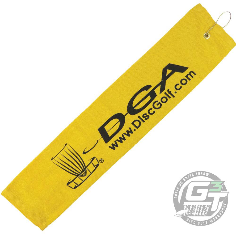 DGA Accessory Yellow DGA Tri-Fold Disc Golf Towel