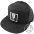 DGA Apparel Black / Black DGA Patch Snapback Mesh Disc Golf Hat