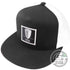 DGA Apparel Black / White DGA Patch Snapback Mesh Disc Golf Hat