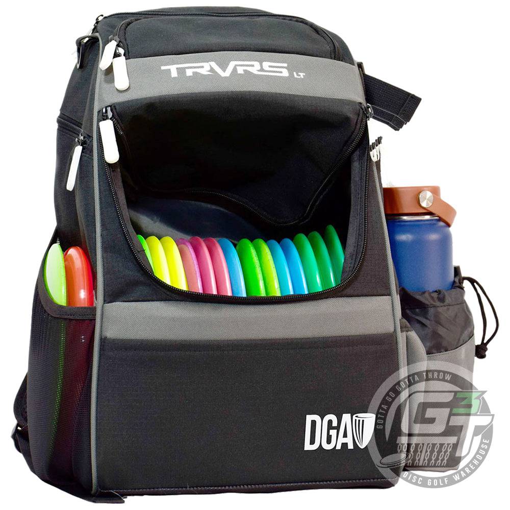 DGA Bag Black DGA TRVRS LT Backpack Disc Golf Bag