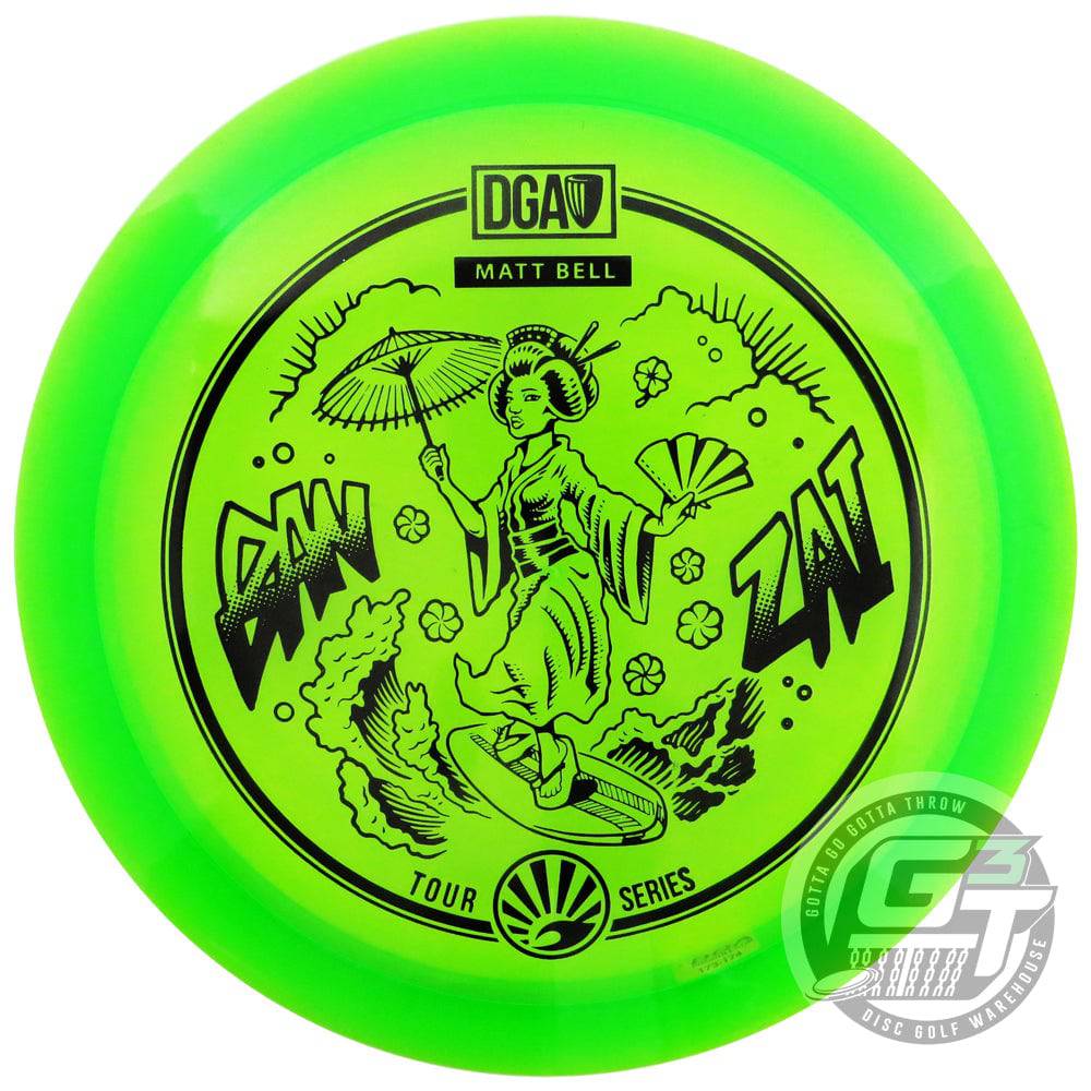 DGA Golf Disc DGA Limited Edition 2021 Tour Series Matt Bell Ice Banzai Fairway Driver Golf Disc