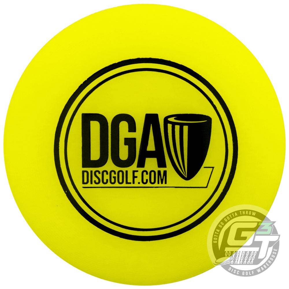 DGA Mini Yellow DGA Discgolf.com Mini Marker Disc