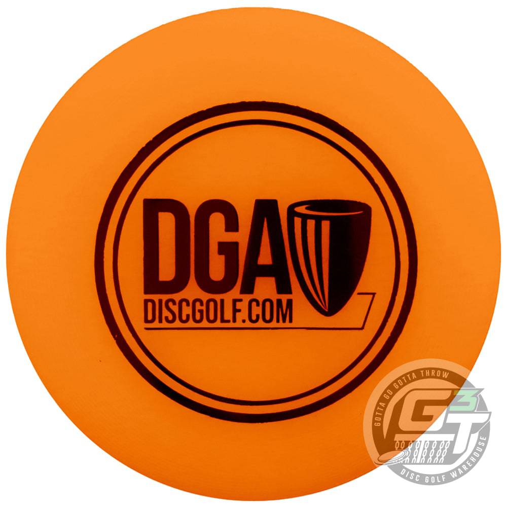 DGA Mini Orange DGA Discgolf.com Mini Marker Disc