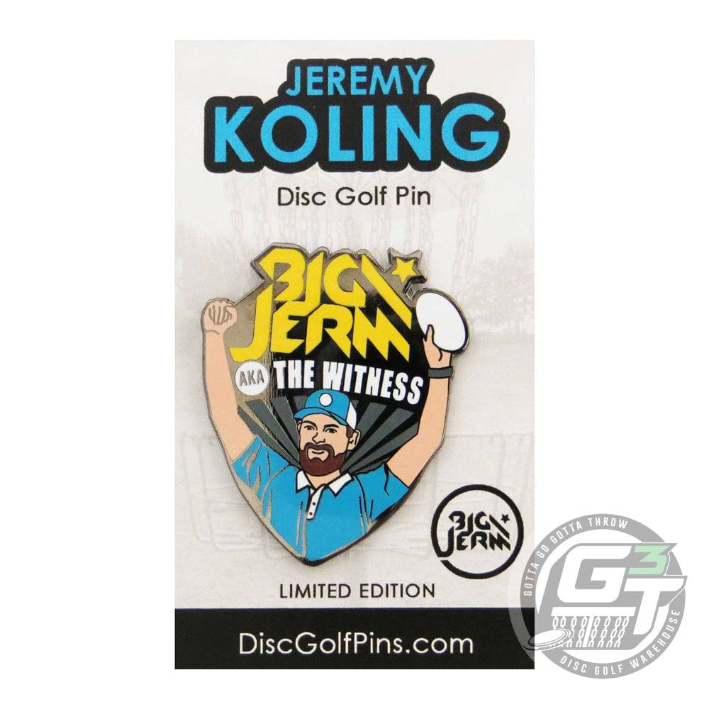 Disc Golf Pins Accessory Disc Golf Pins Big Jerm Jeremy Koling Series 1 Enamel Disc Golf Pin