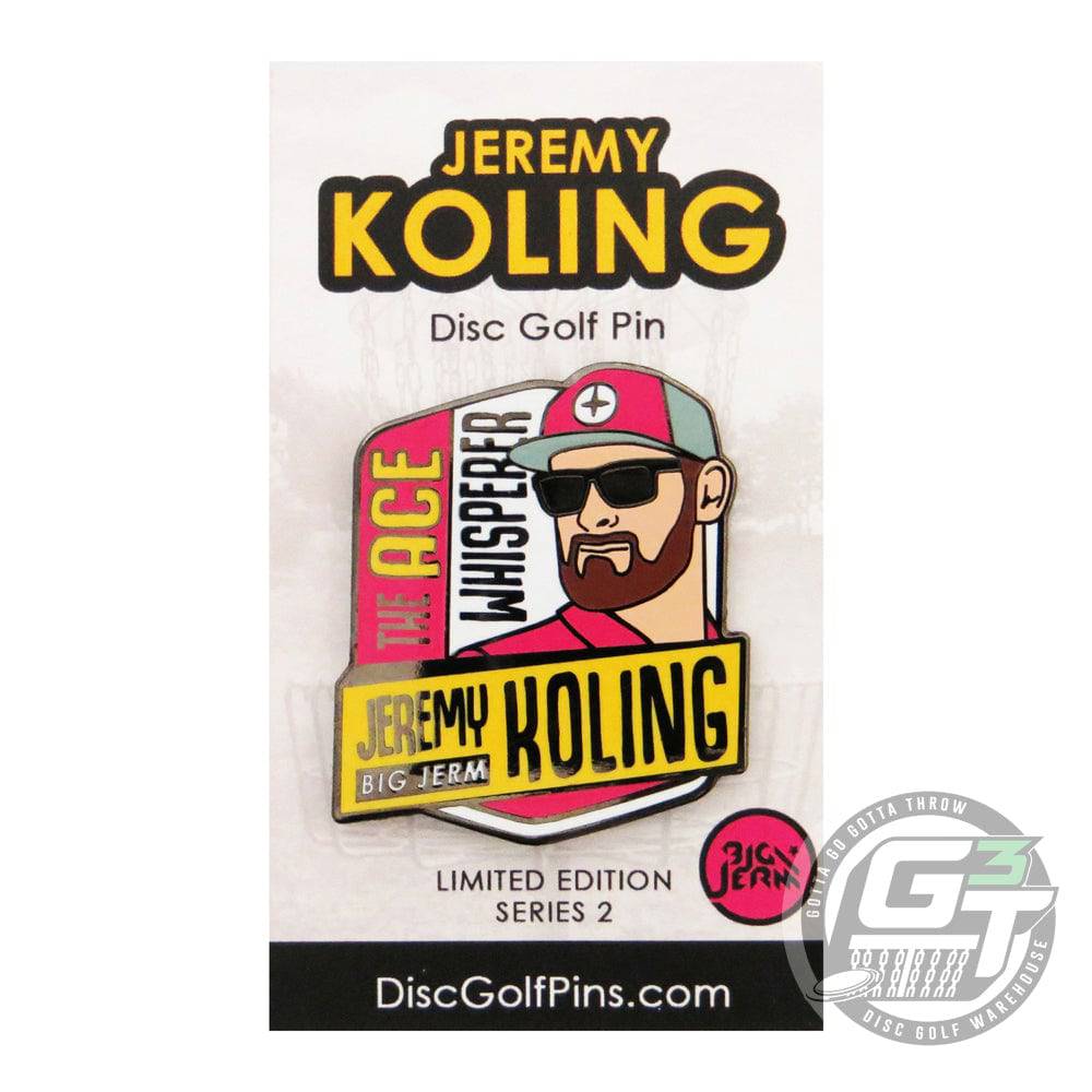 Disc Golf Pins Accessory Disc Golf Pins Big Jerm Jeremy Koling Series 2 Enamel Disc Golf Pin