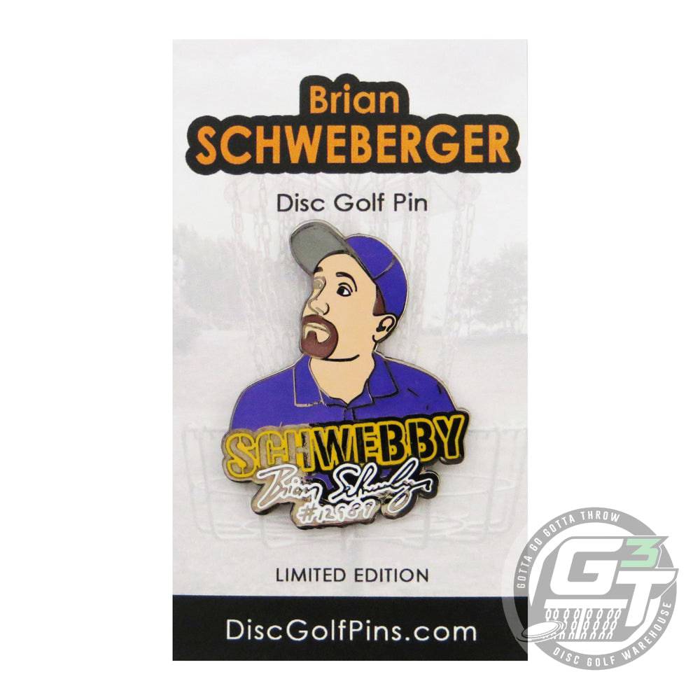 Disc Golf Pins Accessory Disc Golf Pins Brian Schweberger Series 1 Enamel Disc Golf Pin