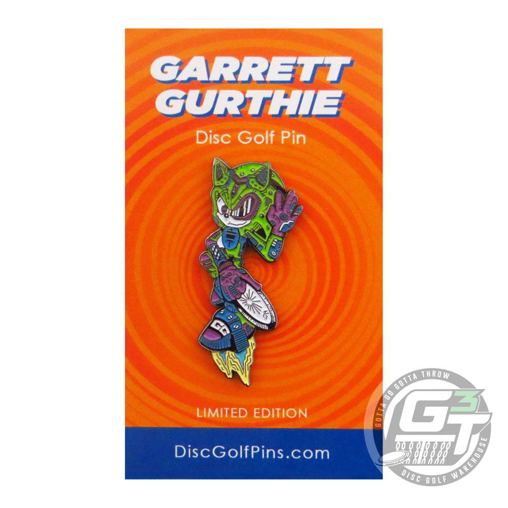 Disc Golf Pins Accessory Green Disc Golf Pins Garrett Gurthie Series 2 Enamel Disc Golf Pin