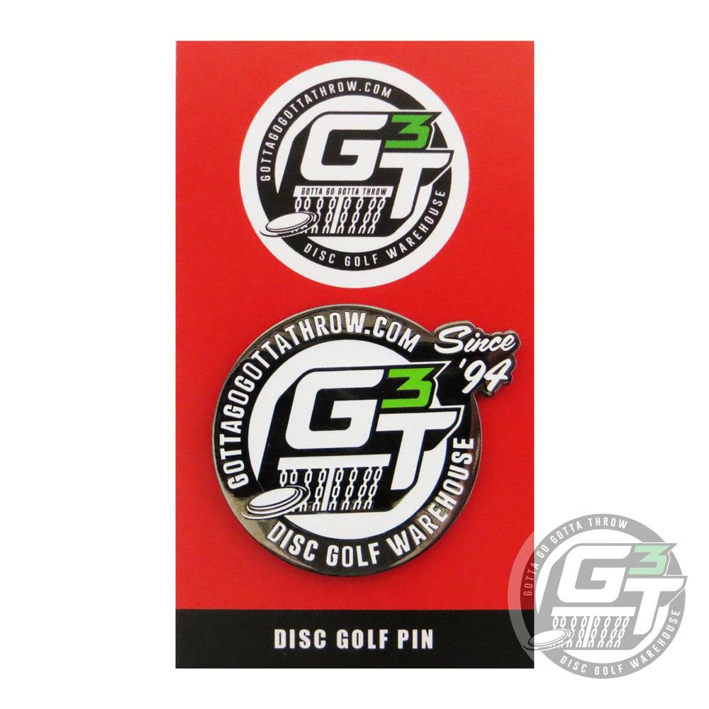 Disc Golf Pins Accessory Disc Golf Pins Gotta Go Gotta Throw G3T Logo Enamel Disc Golf Pin