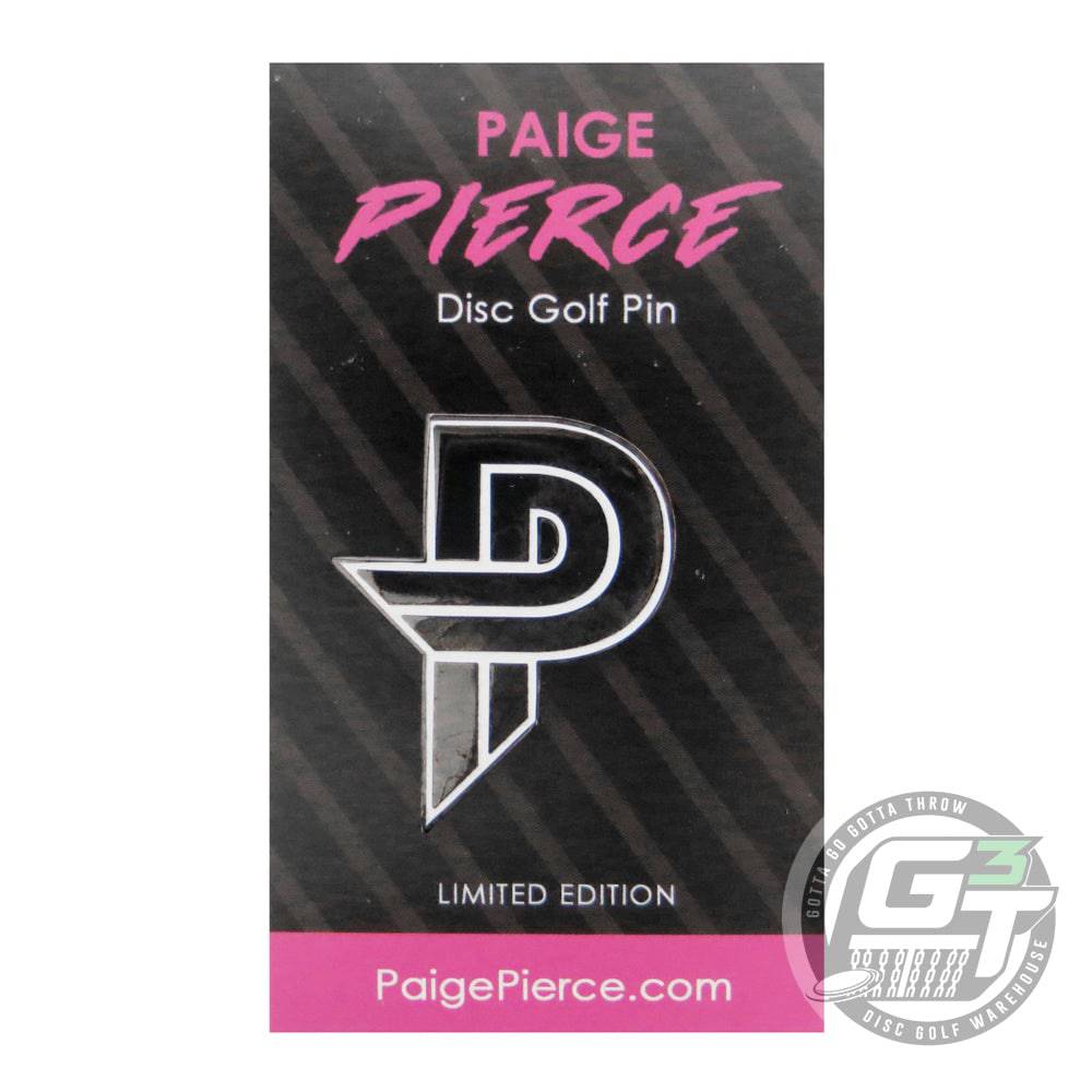 Disc Golf Pins Accessory Disc Golf Pins Paige Pierce PP Logo Enamel Disc Golf Pin