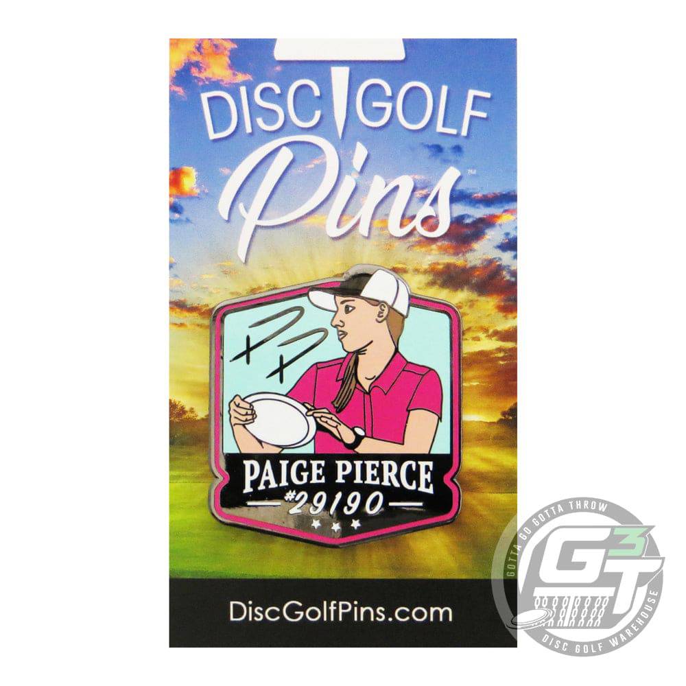 Disc Golf Pins Accessory Disc Golf Pins Paige Pierce Series 1 Enamel Disc Golf Pin