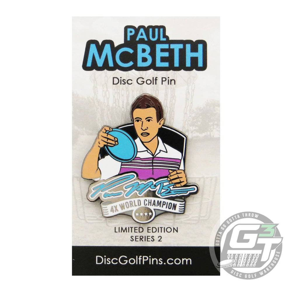 Disc Golf Pins Accessory Disc Golf Pins Paul McBeth Series 2 Enamel Disc Golf Pin