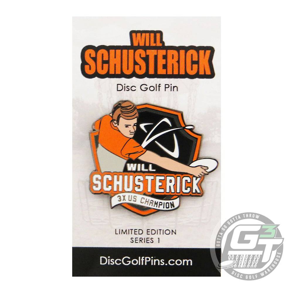 Disc Golf Pins Accessory Disc Golf Pins Will Schusterick Series 1 Enamel Disc Golf Pin