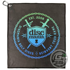 Discmania Accessory Black [Print Color Will Vary] Discmania Shield & Swords Logo Waffle Disc Golf Towel w/ Carabiner [Print Color Will Vary]