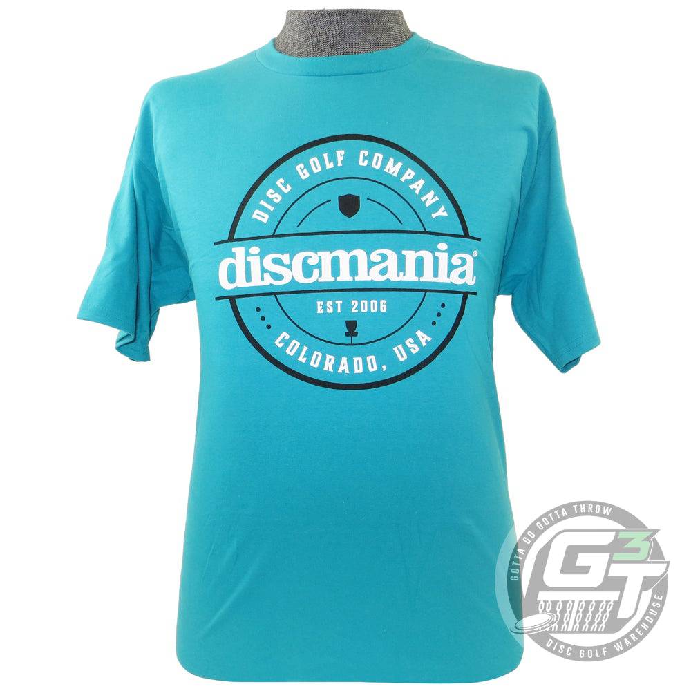 Discmania Apparel M / Aqua Discmania Colorado Fan Favorite Short Sleeve Disc Golf T-Shirt