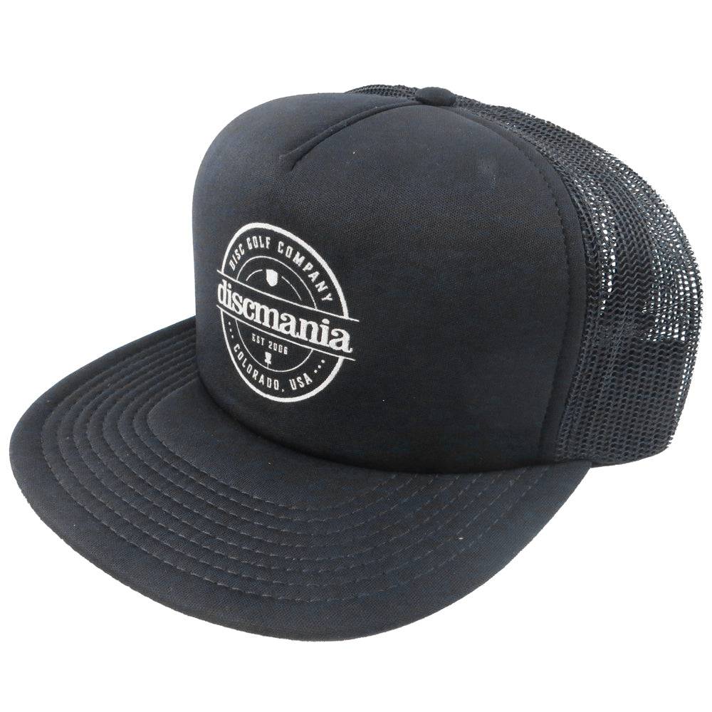 Discmania Apparel Black / Black Discmania Colorado Logo Snapback Mesh Trucker Disc Golf Hat