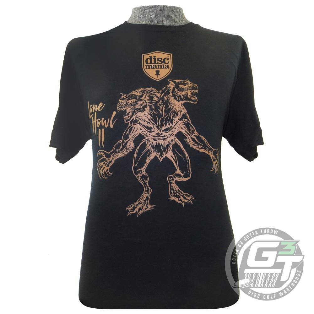 Discmania Apparel M / Black Discmania Colten Montgomery Lone Howl II Short Sleeve Disc Golf T-Shirt
