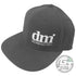 Discmania Apparel Gray Discmania DM Logo Cotton Twill Snapback Disc Golf Hat
